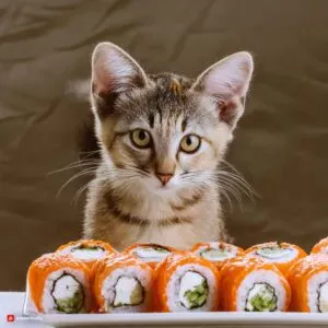 「写真の説明」　画像生成AIで生成した猫の写真