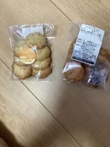 「写真の説明」　クッキーの写真