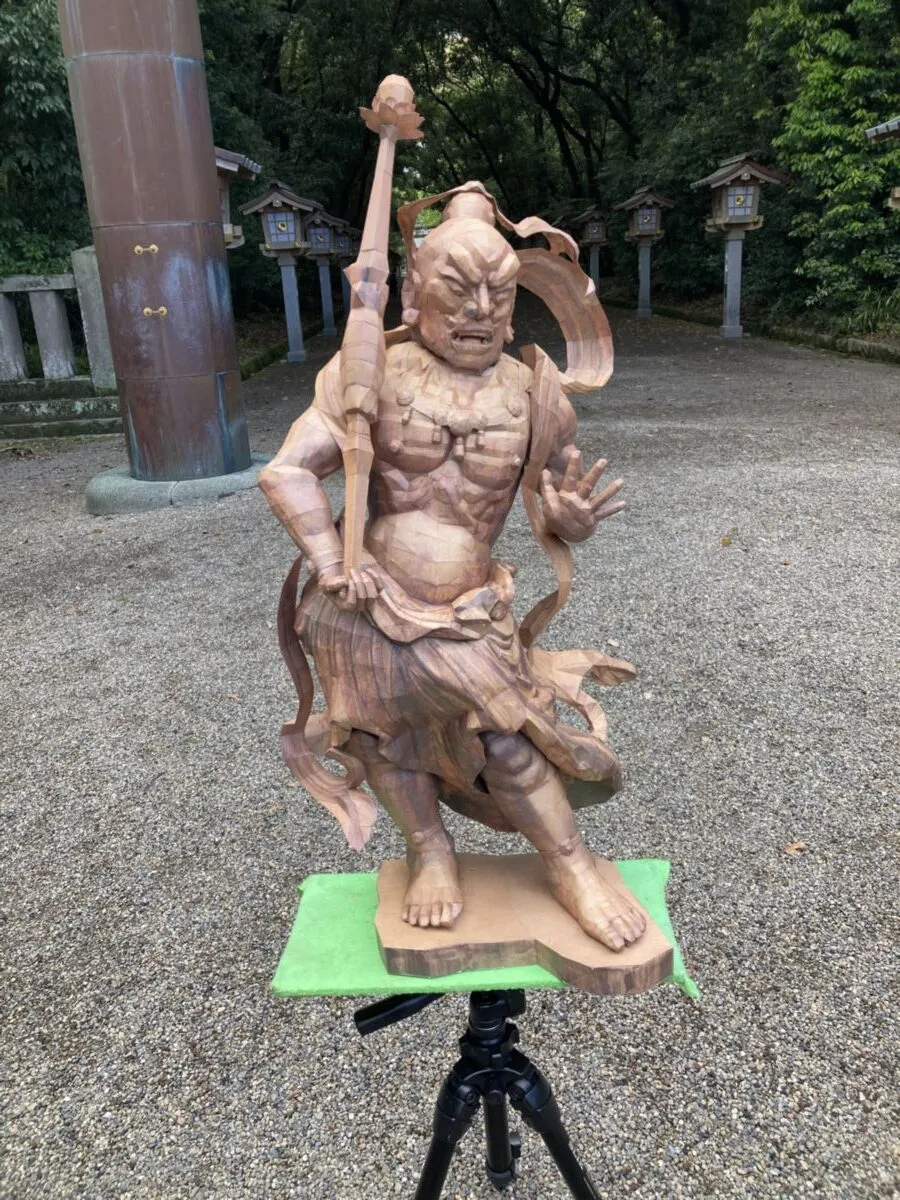 「写真の説明」仁王像の写真1